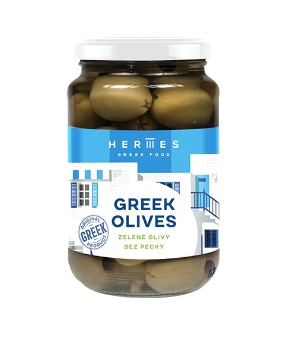 olivy zelené Hermes bez pecky 170g