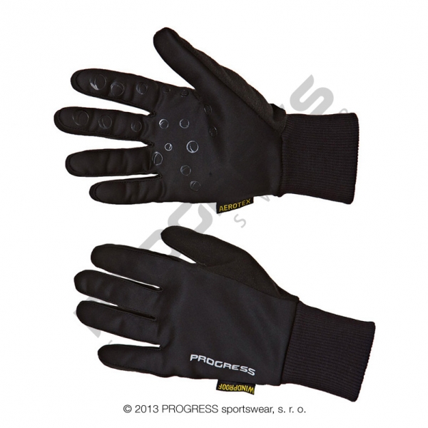 rukavice Progress TREK GLOVES zimní černé L