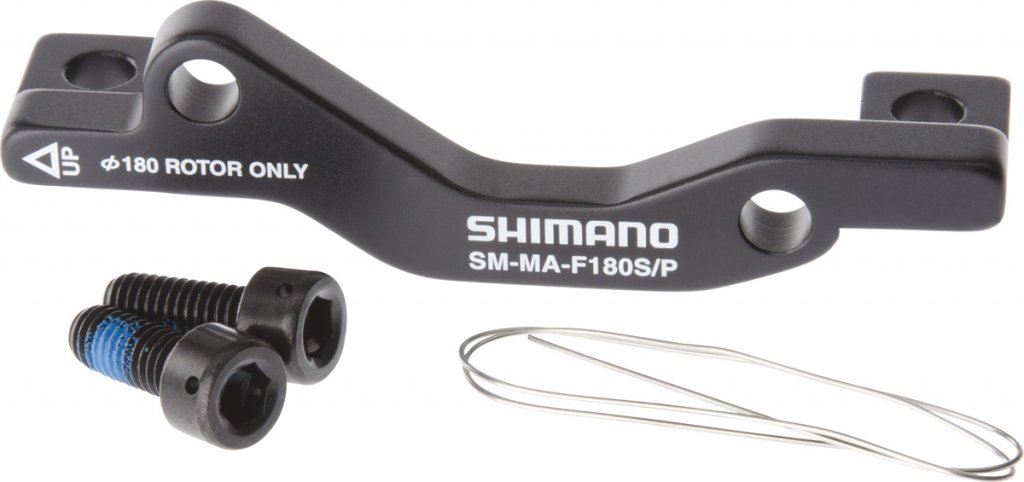 adaptér kotoučové brzdy Shimano přední 180mm standard original balení