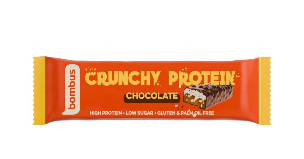 tyčinka Bombus Crunchy Protein 50g čokoláda