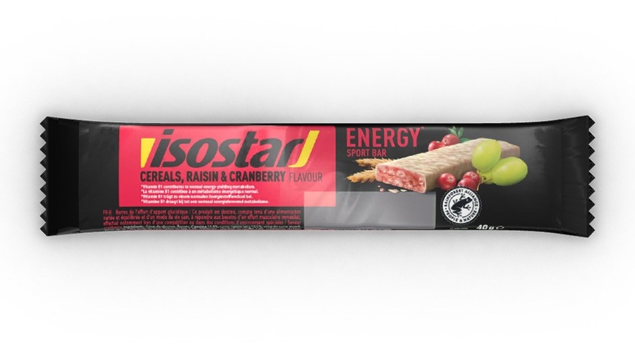tyčinka ISOSTAR Energy Sport Bar 40g brusinka
