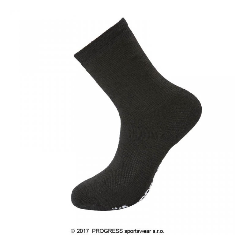ponožky Progress MANAGER merino černé 9-12