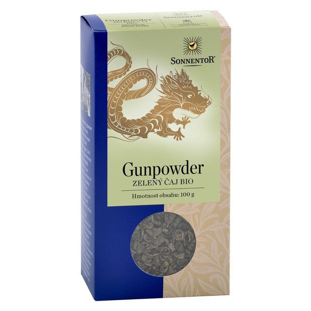 čaj zelený Gunpowder Sonnentor 100g sypaný