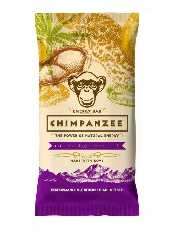 tyčinka Chimpanzee Energy Bar 55g crunchy arašídy