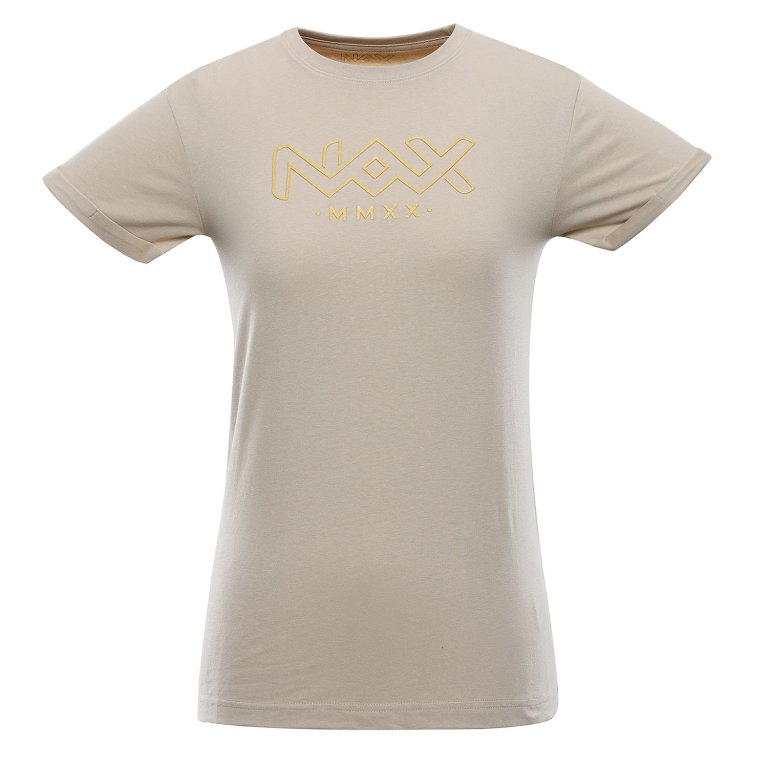 triko dámské krátké NAX JULEPA krémové L