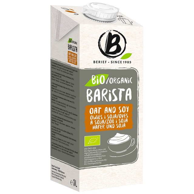 N/A nápoj ovesný BERIEF BIO Barista 1000 ml exp. 05/24
