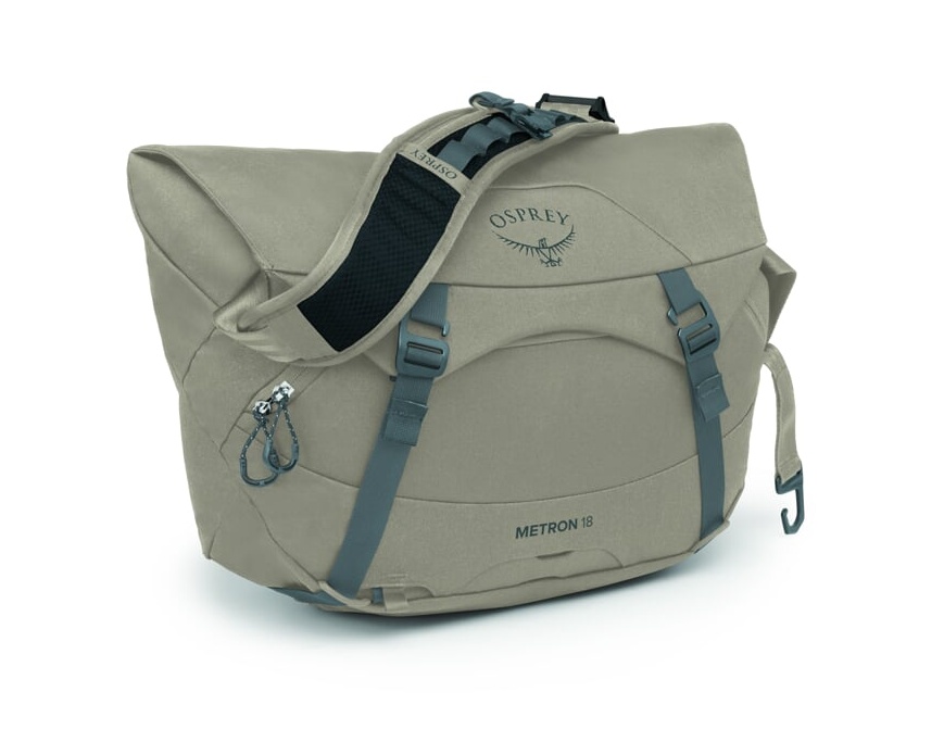 batoh + pláštěnka OSPREY METRON 18 Messenger Bag Tan Concrete