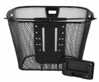 koš KlickFix přední s uni-klipem na světlo černý