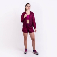 bunda dámská Progress OXI JKT ultralehká větrovka višňová