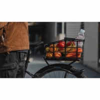 koš TOPEAK drátěný na nosič URBAN BASKET DX 22L aluminium černý