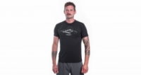 triko krátké pánské SENSOR COOLMAX TECH MOUNTAINS černé