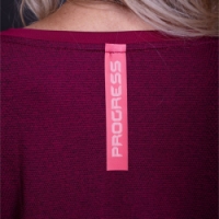 triko krátké dámské Progress ENERGIA vínové