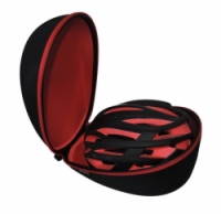 přilba HAVEN Toltec LUMIERE černo/červená EPS