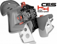 sedačka Polisport Koolah na nosič černo-šedá