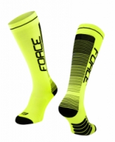 ponožky F COMPRESS, fluo-černé XXS-XS/33-35
