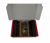 brzdové destičky SunRace DPS10 pro Shimano, Tektro organické box 25 párů