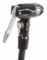 hustilka M-WAVE moto Al+manometr černá