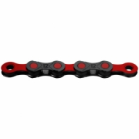 řetěz KMC DLC12 černo-červený 126čl. BOX