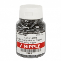 nipl CnSpoke Al 2x14mm anodizovaný černý