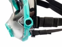 maska celoobličejová ACRA tyrkysová S/M