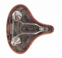 sedlo pružiny DDK retro design extra široké hnědé