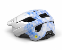 přilba MET SHELTER YOUTH MIPS modrobílá