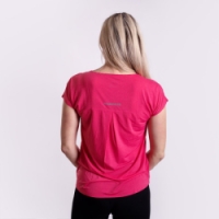 triko krátké dámské Progress TECHNICA malinový melír