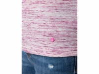 triko dlouhé dámské LOAP BENEDA růžové žíhané