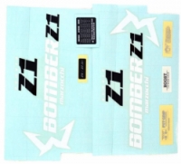 NÁLEPKY MARZOCCHI NA VIDLICI BOMBER Z1/DJ SADA