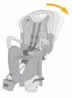 sedačka BELLELLI TIGER RELAX zadní černo-oranžová