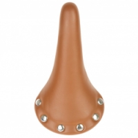 sedlo M-Wave retro nýty hnědé