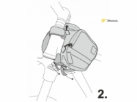 brašna Sport Arsenal 544 rámová s kapsou na mobil růžová