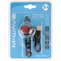 blikačka zadní M-Wave Apollon Mini USB černá