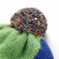 čepice ALPINE PRO MOBE zimní s bambulí zelená