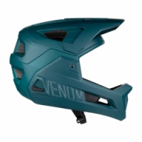 přilba FORCE VENOM downhill, petrolejová L-XL