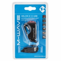 osvětlení zadní M-WAVE Helios 1.1 USB