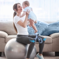 Posilovač stehen MERACH 2397B2 modrý