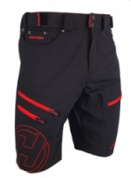 kalhoty krátké pánské HAVEN NAVAHO SHORTY černo/červené s cyklovložkou