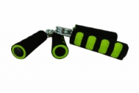 posilovač prstů pěnový Acra s pružinou černo/zelený