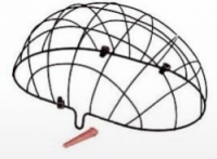 koš BASIL Pluto XL pro psy přední +držák