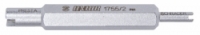 klíč UNIOR na vložky AV/FV ventilků, ocel, šedý