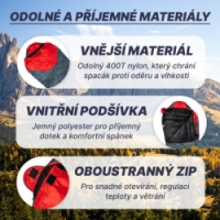 spacák mumiový ACRA Wyrm 800 kachní peří