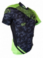 dres krátký pánský HAVEN SINGLETRAIL černo/zelený