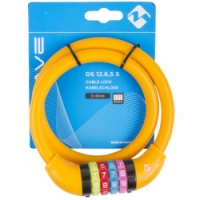 zámek M-Wave 12x650mm kódový Security silicon oranžový