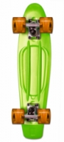 skateboard muuwmi NoRules ABEC 5 FUN zeleno/oranžový