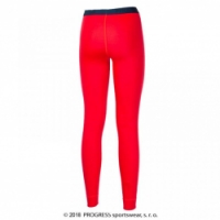 spodky dlouhé dámské Progress DF SDNZ červené
