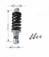 tlumič pružinový M-WAVE 150mm 650lbs