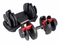 činky nastavitelné Acra sada 24 kg 15v1