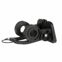 koš přední drátěný s klipem na řidítka černý