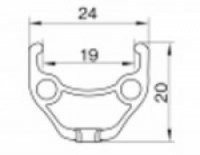 ráfek REMERX TOP DISC 622x19 32děr černý nýt